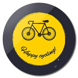 Happy biking
