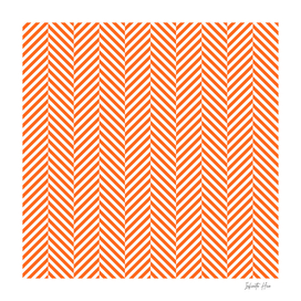 Neon Orange Moving Stripes | Beautiful Interior Design