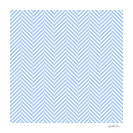 Pale Cornflower Blue Moving Stripes | Interior Design