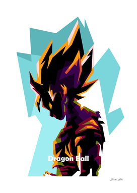 Goku Dragonball in wpap art