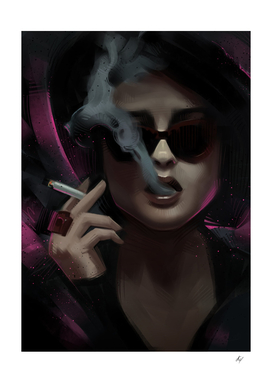 Marla Singer Smoking
