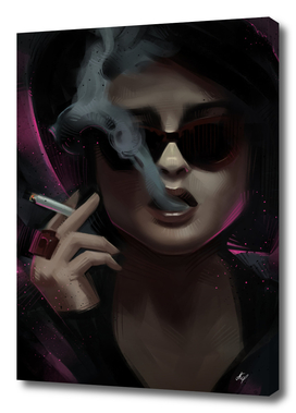 Marla Singer Smoking