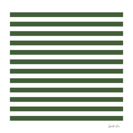 Emerald Medium Horizontal Stripes | Interior Design