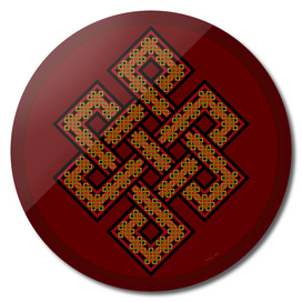 The Endless Knot in Claret