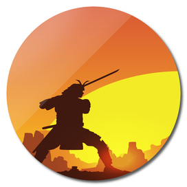 Samurai and sunset 2