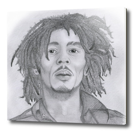 Bob Marley Pencil Sketch