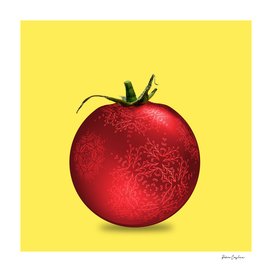 Tomato christmas ball