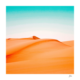 Desert in warm colors