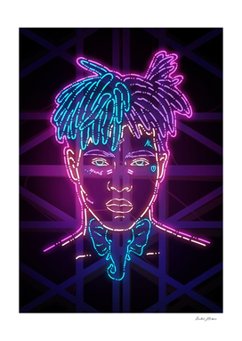 XXXTentacion Neon Art