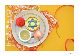 Autumn treats for Jewish New Year Rosh Hashanah