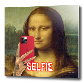 Mona Lisa selfie