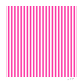 Neon Pink Micro Vertical Stripes | Beautiful Interior Design