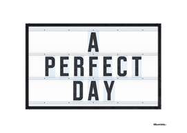 A PERFECT DAY