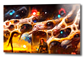 The board of space girafes