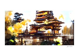 Vivid pagoda