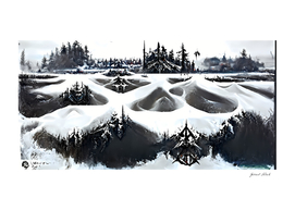 Symmetrical snow