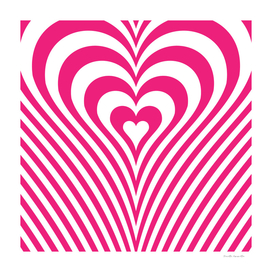 HEART - PINK & WHITE