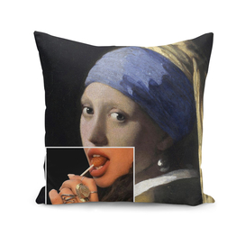 Girl with a pearl earring collage