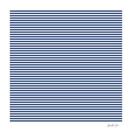 Blue Micro Horizontal Stripes | Interior Design
