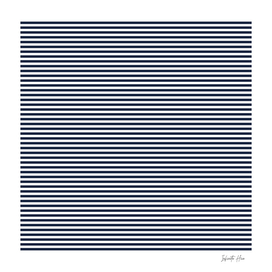 Midnight Express Micro Horizontal Stripes | Interior Design