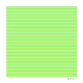 Neon Green Micro Horizontal Stripes | Interior Design