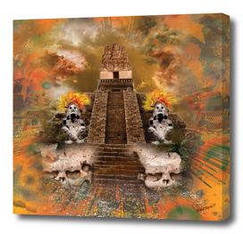 Tikal Azetec Temple