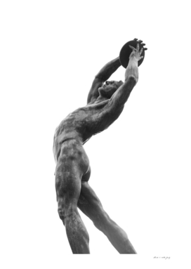 Olympic Discus Thrower Statue #3 #wall #art