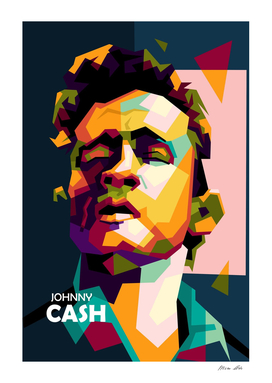 Johnny cash in Illustration popart