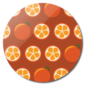 Retro Oranges 1970s Orange