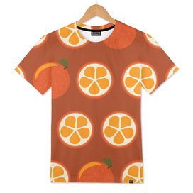 Retro Oranges 1970s Orange