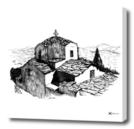 Church in Greek island of Icaria