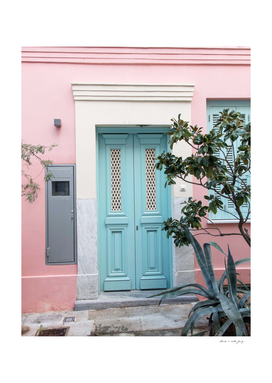 Pink House in Athens #1 #wall #art