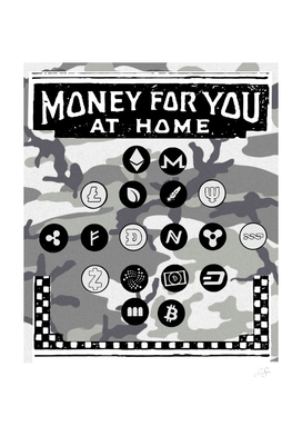 Defi | Crypto coin | Vintage | Money for you | Camo