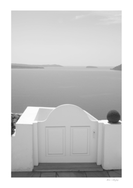 Santorini Oia Bliss Black & White #4 #wall #decor #art