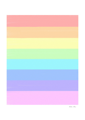 Unicorn pastel stripes
