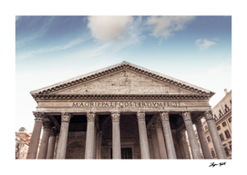 Pantheon In Rome, Italy