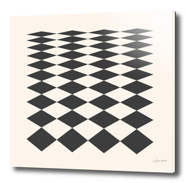 Geometric Shape Patterns 21 in black and beige themed