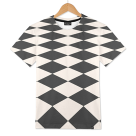 Geometric Shape Patterns 21 in black and beige themed