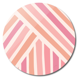 Abstract Shapes 191 in Blush Pink Shades