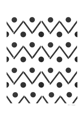 Minimal Cut-Outs Chevron Dots #1 #pattern #wall #art