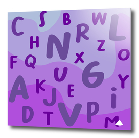 Purple Alphabet