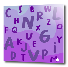 Purple Alphabet