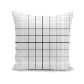 Small Grid Pattern - White