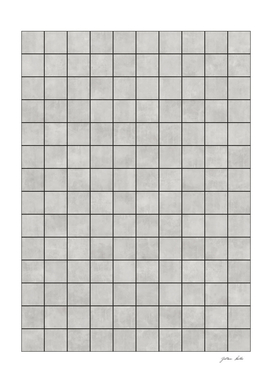 Small Grid Pattern - Grey