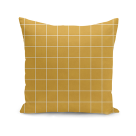 Small Grid Pattern - Mustard Yellow