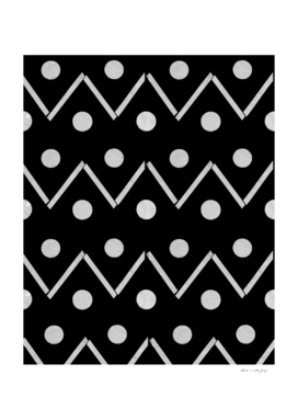 Minimal Cut-Outs Chevron Dots #2 #pattern #wall #art
