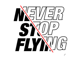 never stop flying