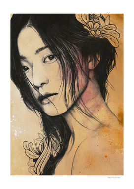 Stoic II | japanese woman with mandalas
