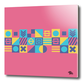 Symbol Art Design Pink