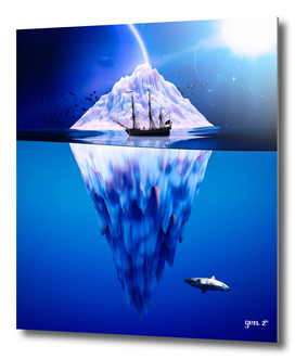 Pirate ship and Iceberg